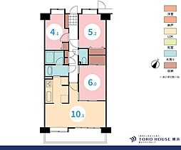 サンヴェール上大岡 3LDKの間取図画像