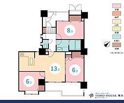 間取図画像 3LDK