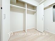たっぷりとした収納スペース。荷物の多いご家族も安心です。