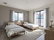 プライベートな自分時間を快適に過ごせるお部屋。（家具・装飾品等はAI加工です）
