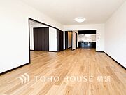 開放感あるリビングダイニング。ご家族とのんびりしたひと時を過ごせますね。