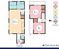 間取り：2LDK　建物面積53.82m2　土地面積67.23m2