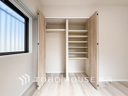 住まいの快適性を左右する収納は欲しい場所に使い勝手のよい収納を確保しています。
