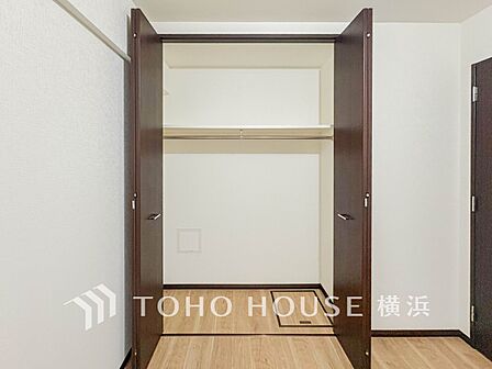たっぷりとした収納スペース。荷物の多いご家族も安心です。