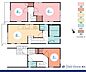 間取り：2DK+S（納戸）、土地面積40.57m2、建物面積62.11m2