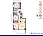 間取り：3LDK　専有面積72m2