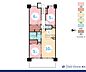 間取り：3LDK　専有面積66.69m2