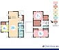 間取り：3LDK+S（納戸）、土地面積202.11m2、建物面積104.33m2