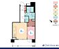 間取り：1DK　専有面積34.24m2