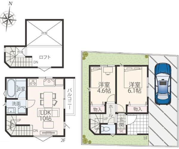 間取りを拡大表示