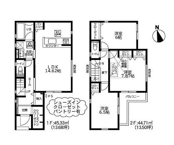 間取りを拡大表示