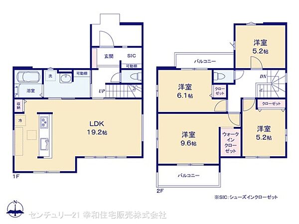 間取りを拡大表示