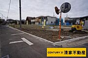 Ｈ区画：南面道路で陽当り良好(2024年11月撮影)