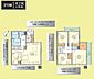 間取り：広々20帖LDK！2F全居室5帖超で子供部屋にもゆとりのスペース！8帖のゆとりの広さの主寝室にはたっぷり収納できるウォークインクローゼット完備！