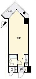 九段フラワーホーム ワンルームの間取図画像