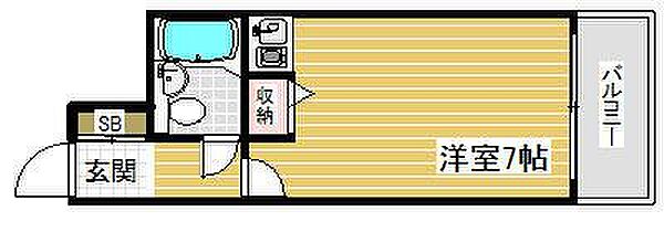 ライオンズマンション神戸花隈 ｜兵庫県神戸市中央区花隈町(賃貸マンション1R・3階・21.56㎡)の写真 その2