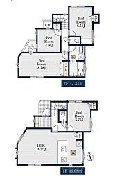 川口市南鳩ヶ谷418 全2棟 1号棟