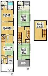 大阪市住之江区西加賀屋2丁目 中古戸建