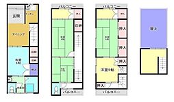 大阪市阿倍野区天王寺町北2丁目　中古戸建
