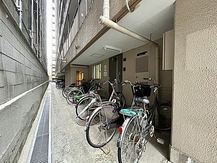 敷地内駐輪場です!