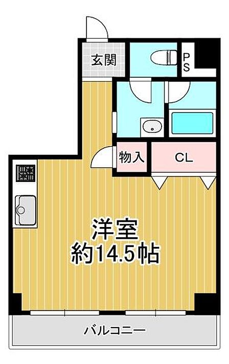 間取り:1R