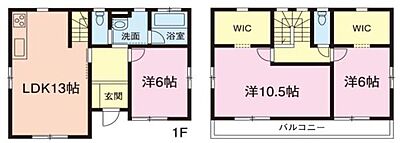 間取り：土地面積184.79平米　建物面積91.91平米