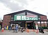周辺：業務スーパー御陵店まで1100m