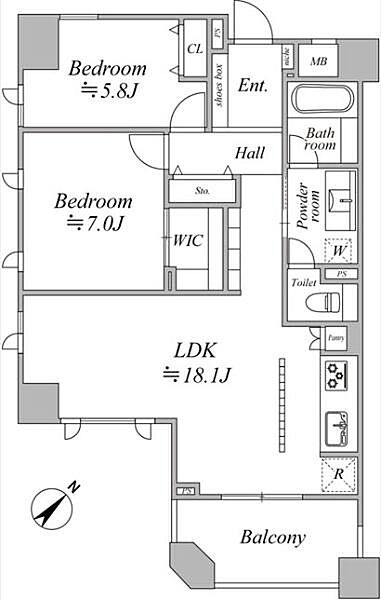 間取りを拡大表示