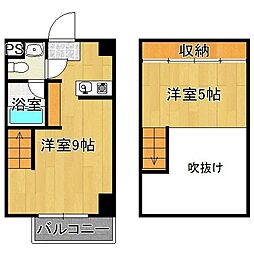 ジャクソンズハウス 2Kの間取図画像