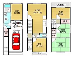 Osaka Metro谷町線 喜連瓜破駅 徒歩17分