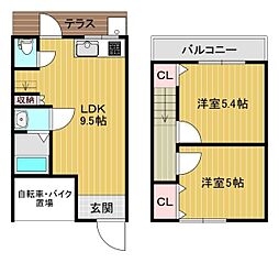 瓜破西1丁目テラスハウス