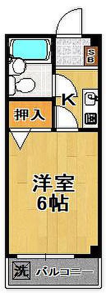 アネックスＨＬ ｜大阪府大阪市大正区小林東３丁目(賃貸マンション1K・2階・18.00㎡)の写真 その2