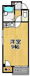 ホワイトハイツ大正 ワンルームの間取図画像