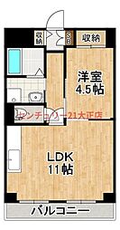 ポートヴイラメイセイ 1LDKの間取図画像