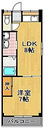 千島マンション 1LDKの間取図画像