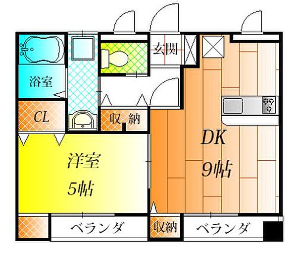 ラパレット ｜大阪府藤井寺市藤井寺２丁目(賃貸マンション1LDK・2階・35.00㎡)の写真 その2