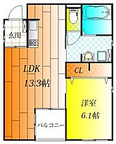 大阪府羽曳野市古市２丁目132-15（賃貸アパート1LDK・1階・47.11㎡） その2