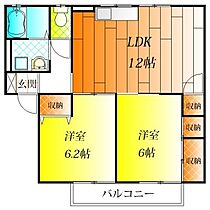 シャルマンコート　C棟  ｜ 大阪府羽曳野市東阪田158-1（賃貸アパート2LDK・2階・55.43㎡） その2