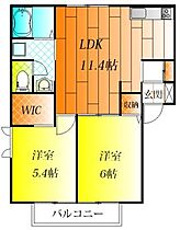 ISLA DEL I B棟 101 ｜ 大阪府羽曳野市誉田３丁目6-18（賃貸アパート2LDK・2階・50.78㎡） その2