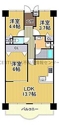 間取図画像 3LDK