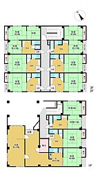 浜町ハイツ 1DKの間取図画像