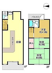 門真市末広町 店舗付き中古テラス