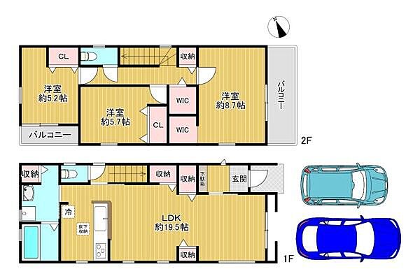 間取りを拡大表示