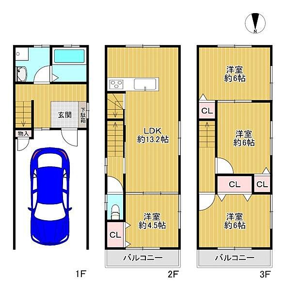 間取りを拡大表示