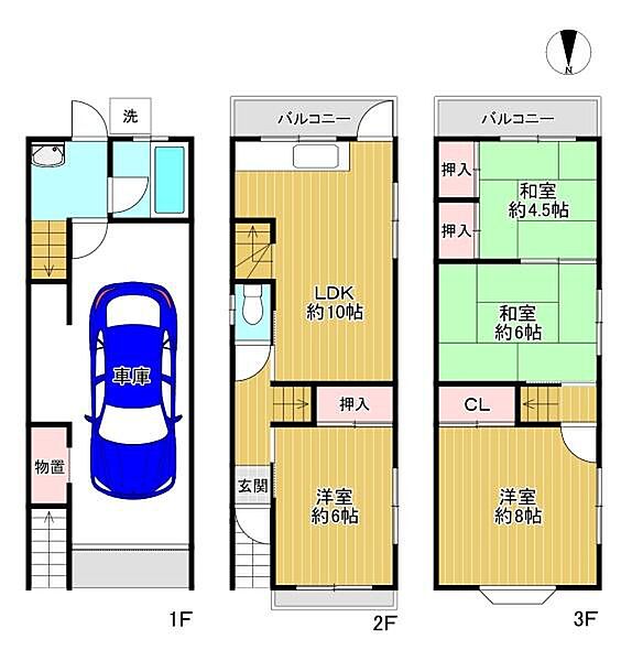 間取りを拡大表示