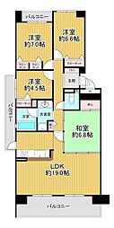 間取図画像 4LDK