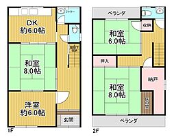 大阪市生野区桃谷2丁目　中古テラスハウス