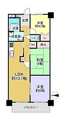 間取図画像 3LDK