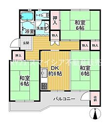 間取図画像 3DK