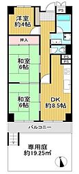 間取図画像 3DK